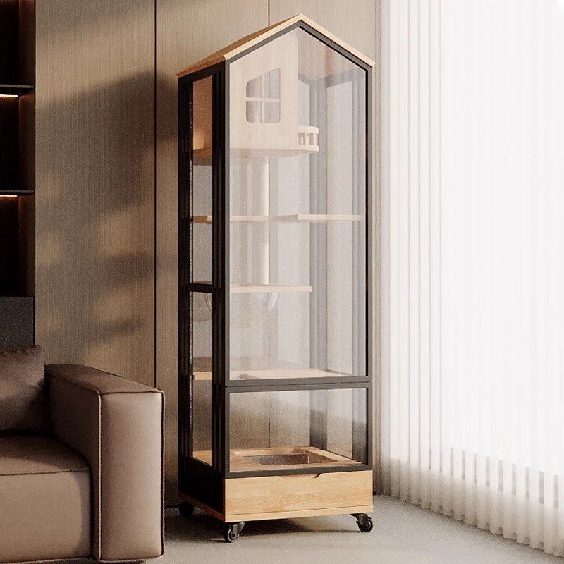 实木猫别墅家用室内小户型不占地猫窝猫砂盆带厕所一体猫笼带厕所