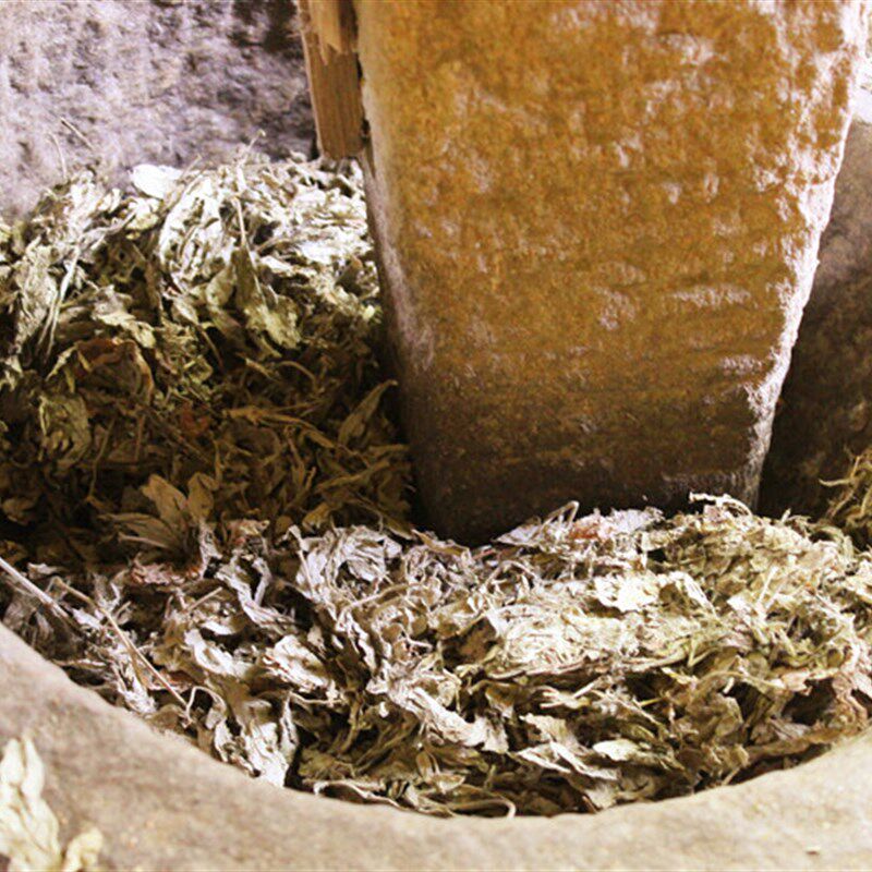 蕲春古艾 纯手工古法制作石臼蕲艾绒250g /可做艾条/肚兜/艾绒垫