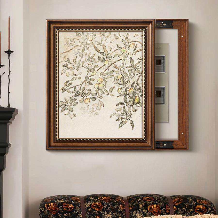 法式中古风电表箱装饰画复古客厅电源盒挂画竖版配电箱平安果壁画,玩具/童车/益智/积木/模型,其它,淘宝优惠券,粉丝福利购,淘宝优惠卷