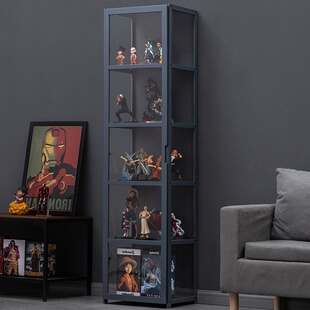 手办展示柜亚克力展示架烟柜化妆品玻璃柜台产品摆件陈列柜子家用