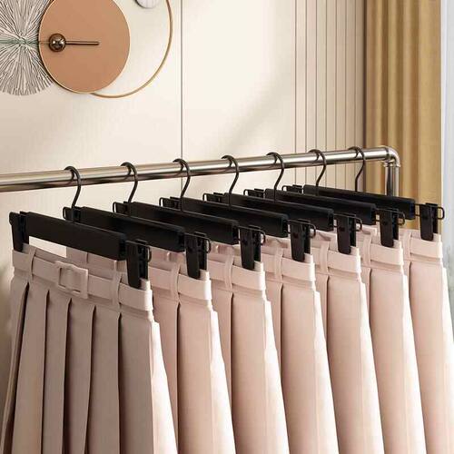 防滑磨砂塑料家用裤夹子裤架内衣架服装店裤挂收纳衣撑多功能