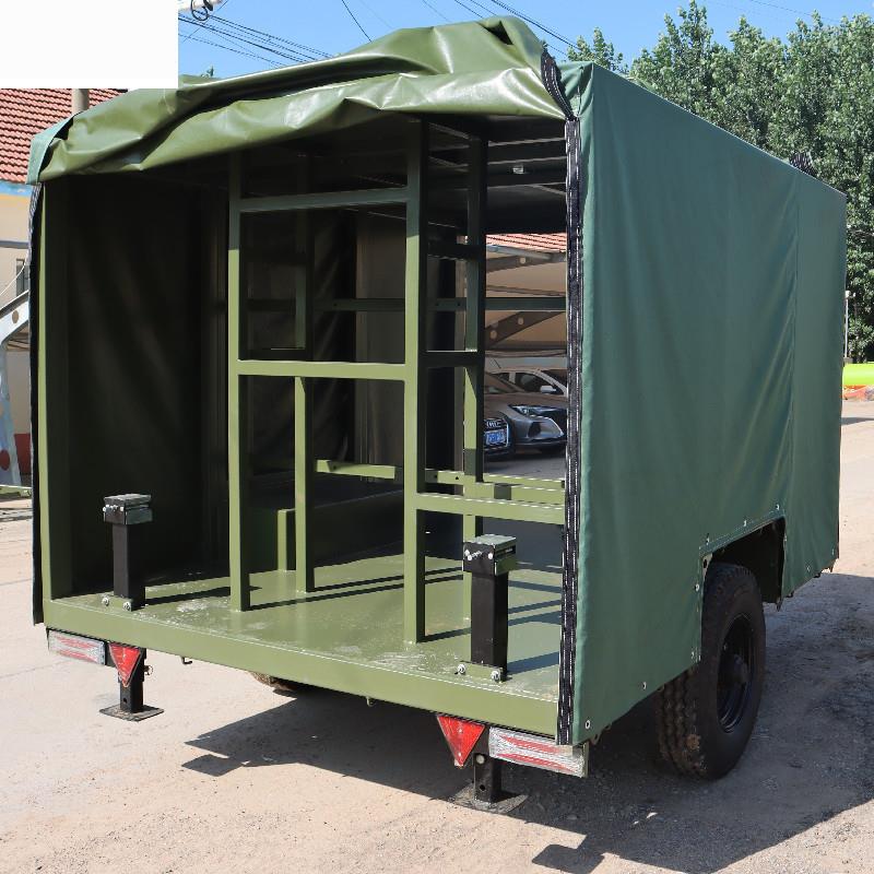 吨篷布厢拖车骨拖车平板架拖车式拖车DMS空气3净化器拖车