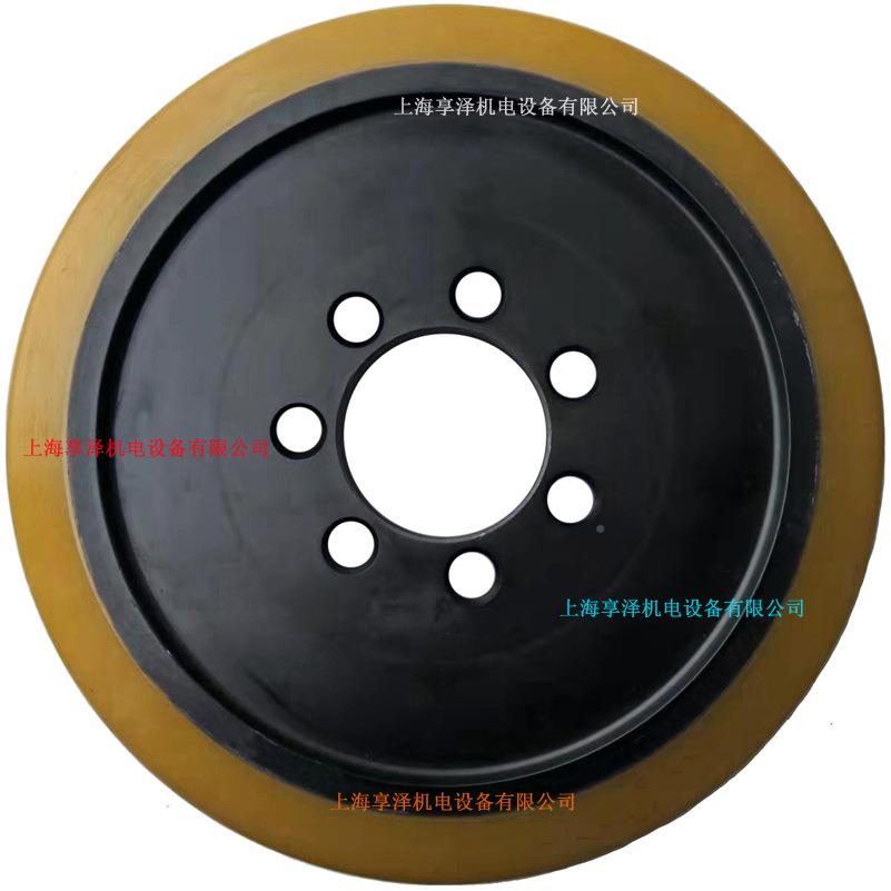 合肥搬易通叉车TF轮B1高5驱动轮向轮子454564转堆机方向传动轮轱