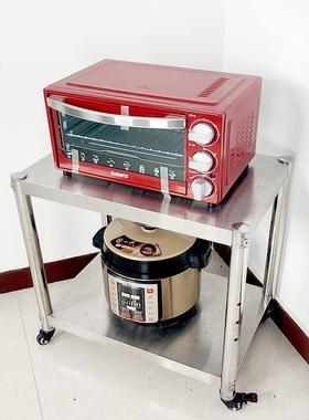 46厅2厨房不锈小钢推车置架物架万向轮推拉收纳子餐摆ly101006菜