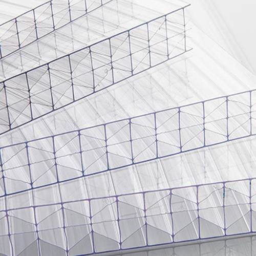 字pc聚酸酯玻璃瓦采光透ETZ明雨碳棚制中空板塑料板定阳米光板