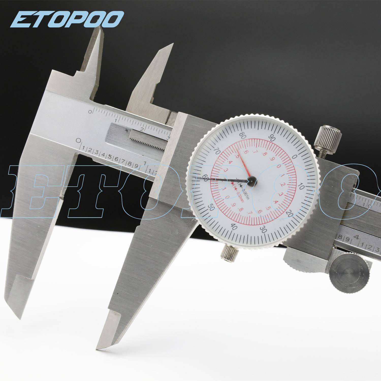 15mm卡/6inch不锈钢英制FDR表尺带深0度杆