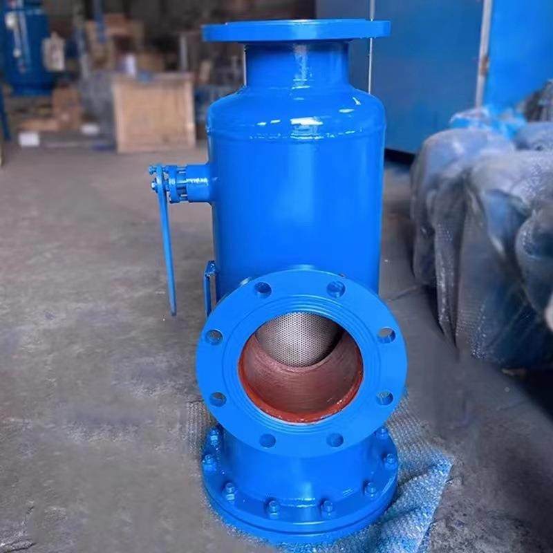 业水工全自反动冲洗过滤器管除道排污网式过GOI滤器立式反冲洗污