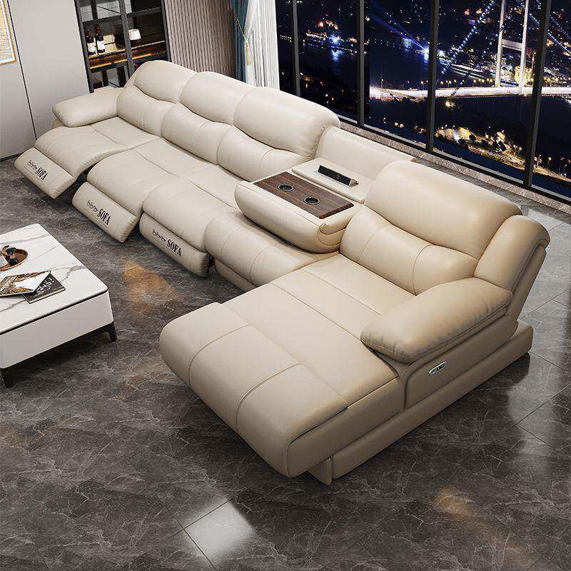 功沙电动沙发发沙发客厅沙发可调节可能伸智能零靠墙沙GBM缩发木