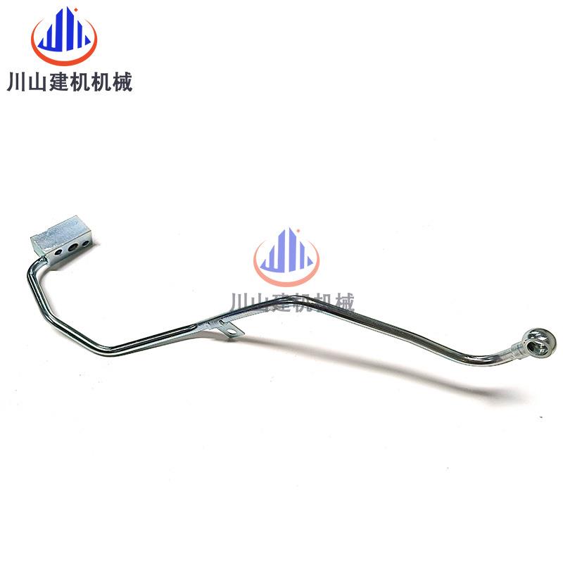 掘ZSD机配件PC2挖002涡2康0-7机油管明斯6D102发动机轮增压器进油