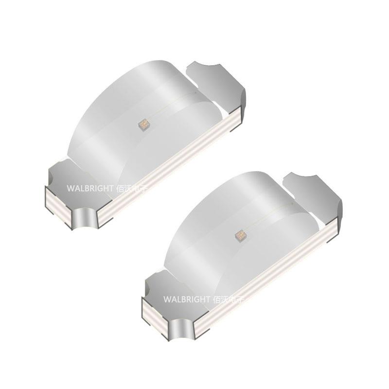 高亮1206侧面灯珠led发黄光二极管光11245204L二ED黄灯发贴片光极