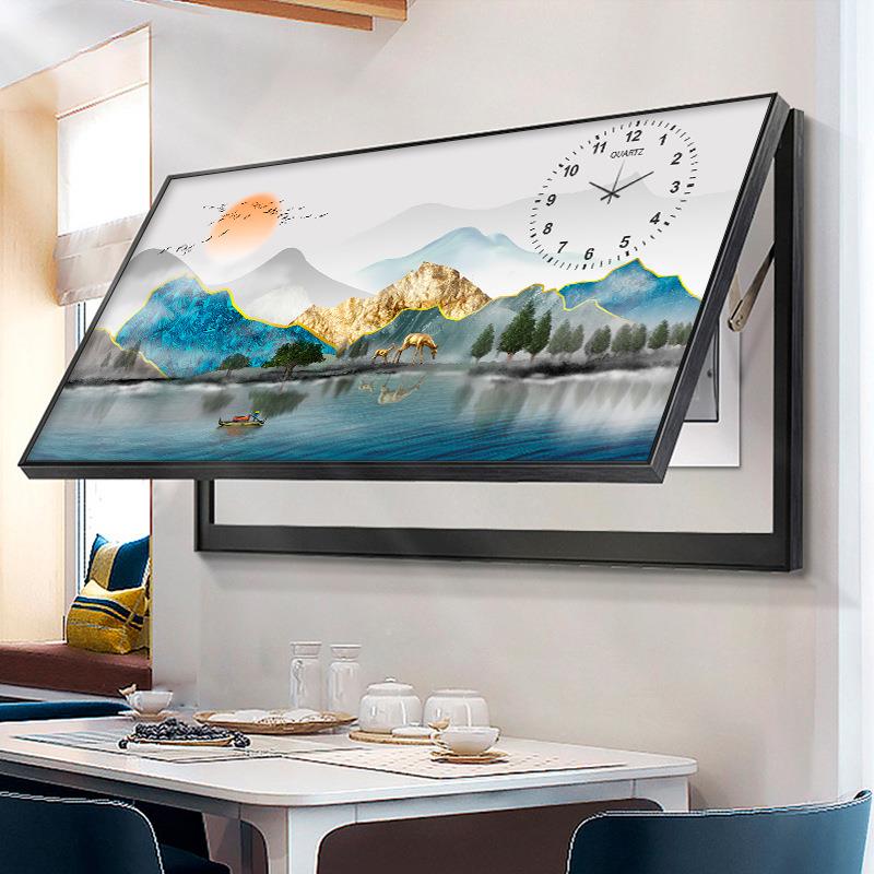 电表箱装饰画免大尺无品牌/寸孔打钟表配电箱遮挡电带源开关电闸