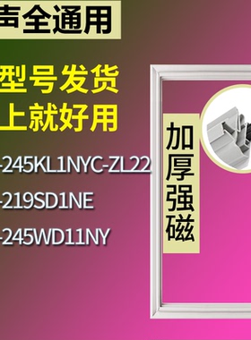 适配容声冰箱BCD-245KL1NYC-ZL22 219SD1NE 245WD11NY门密封条圈
