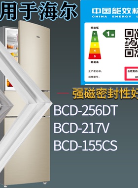 适配海尔冰箱BCD-256DT 217V 155CS门密封条吸力磁条圈通用配件