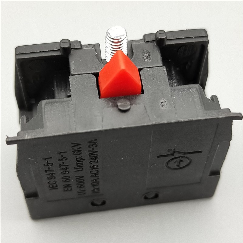 XB2平头金属复位按钮p开关头部配件ZB2-BA1C 2C 3C 4C 5C 6C