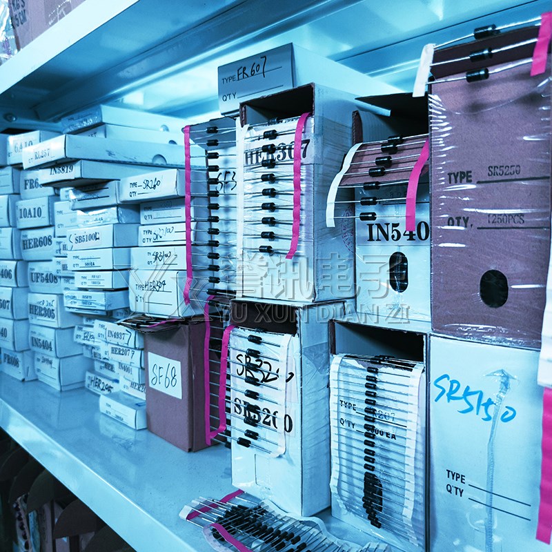 二极管元件包 1N4007 1N4148 1N5819 1N4744 FR107(5种/各20个)