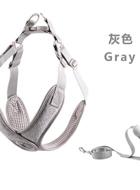 狗狗牵引绳宠物胸背带透气反光背心式中小型犬狗绳厂家宠物用品