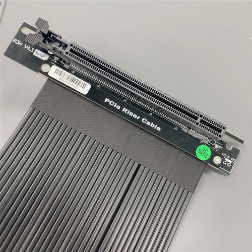 ADT显卡延长线 PCIE 4.0x16 支援ATX机箱 90度软排线 银色黑色线