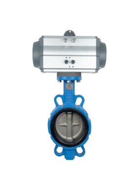 气动蝶阀D671X-16Q对夹式阀门不锈钢DN50 65 80 10P0 150 250 300