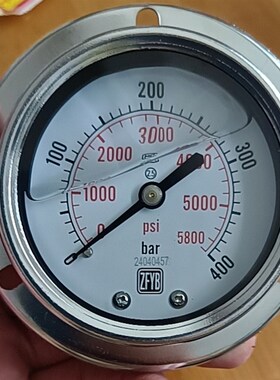 ZFYB无锡珠峰YK100III/YK60耐震压力表液压油压表40/60mpa爆米花