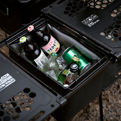 多功能户外露营igt桌子冰桶保温箱冷藏野餐冰镇饮料保冰包储水袋