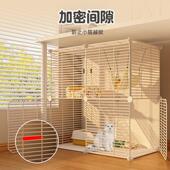 大猫笼子家用不占地室内猫厕所一体猫砂盆猫咪猫屋宠物笼子猫别墅