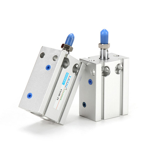 天进气动小型带导杆CU方形气缸CDU6/10/16/20/25/32-5D15X20DX25S