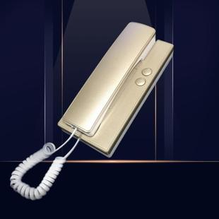 通用室内门禁电话机对讲门铃家用门禁防盗门开锁楼宇对讲两线金银