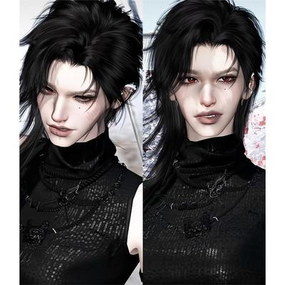 发2 渡鸦 忧郁钢笔 超帅成女 逆水寒手游捏脸女通用