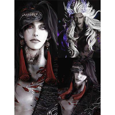 发3 莲渡生 鹰犬 007/2 燕云十六声捏脸男通用 黑皮异瞳