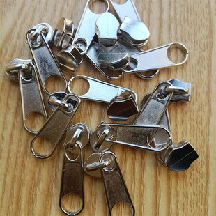 尼龙拉链头3号5号箱包被套加厚金属不锈钢拉锁头抱枕靠垫拉头配件