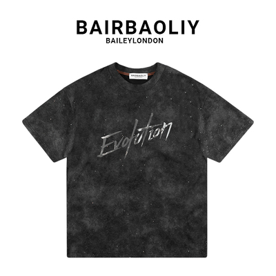BAIRBAOLIY谢霆锋2025年进化演唱会同款满天星宽松版短袖男女同款