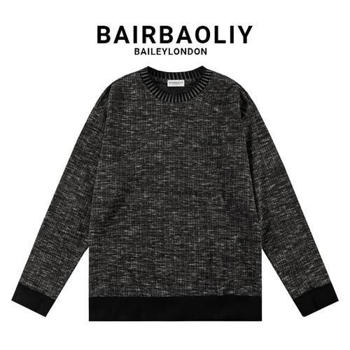 BAIRBAOLIY复古撞色男士卫衣