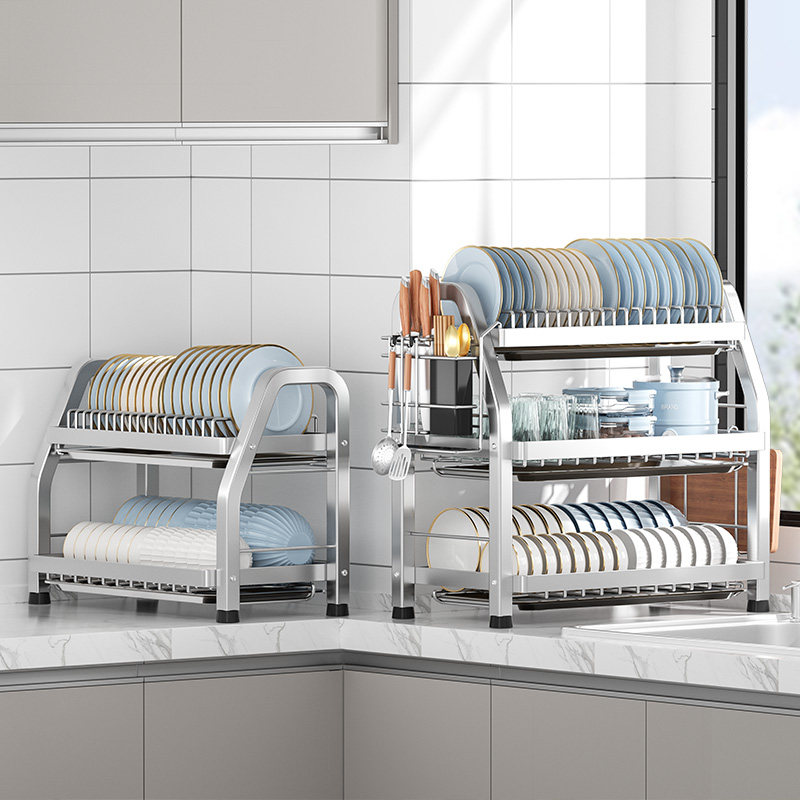 不锈钢厨房碗碟收纳架家用盘子碗筷刀具菜板置物S架放碗盘沥水架,厨房/烹饪用具,碗架,淘宝优惠券,粉丝福利购,淘宝优惠卷
