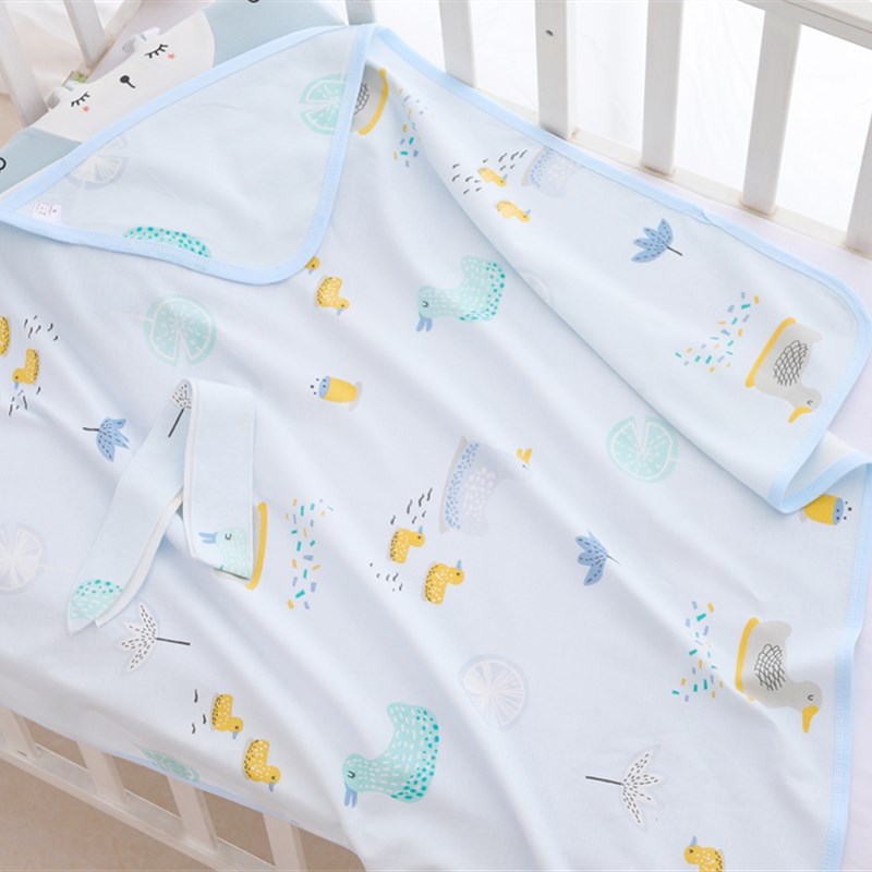 夏季婴儿抱被薄款纯棉新生儿包被春秋初生用品刚出生包巾裹布包单