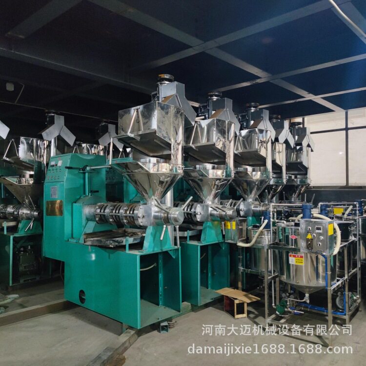 商用螺旋榨油机60型菜籽榨油设备多功能生榨豆油机现货供应