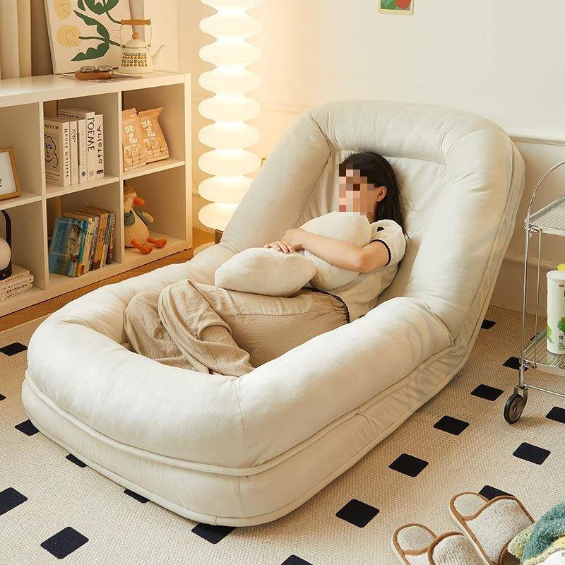 人类狗窝懒人沙发可睡可躺网红榻榻米折叠阳台卧室小沙发单人沙发