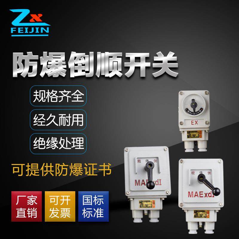 防爆倒顺开关防爆转换倒顺开关防爆逆转开关BXQN-10A30A60A