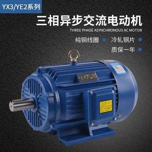 电机YE3系列YE3 4级0.75kW1400转节能三相异步电机 80M2