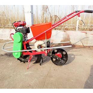 花生精播机汽油机带四冲程式 手推式 株距可调灵巧方便携带