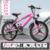 Shock-Absorbing Double Disc Brake/Three-Knife Wheel-Sakura Pink-Led Light