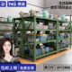奈高仓储货架库房置物架快递展示架商用绿货架L