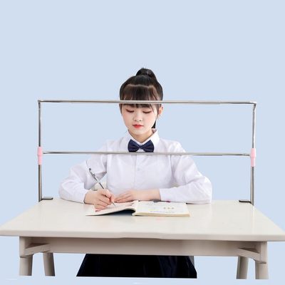 坐姿矫正器小学初中生写字顶额头款儿童防近视预驼背支架护栏神器