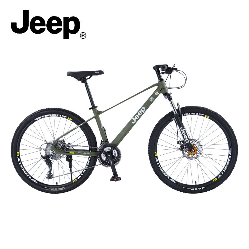 吉普JEEP内走线越野山地自行车超轻镁合金碟刹男女单车