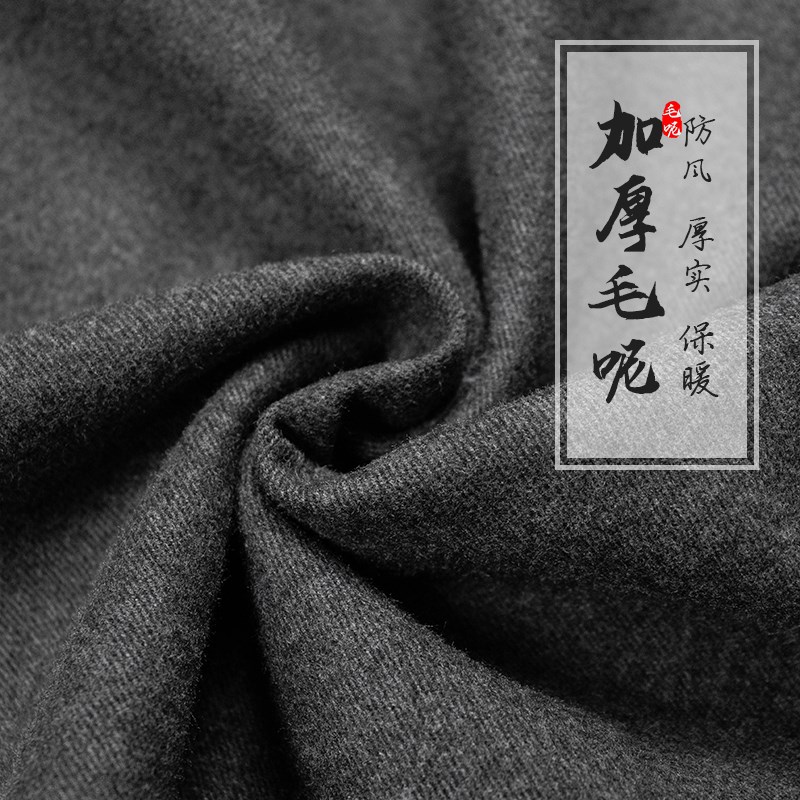 冬季僧服厚款毛呢罗汉褂加绒加厚短褂套装男女僧人衣服斜襟罗汉衫