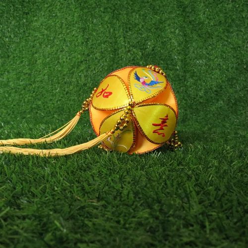 精品12cm纯手工绣球 工艺品 击鼓传花 活动抛投玩具出国礼品壮族