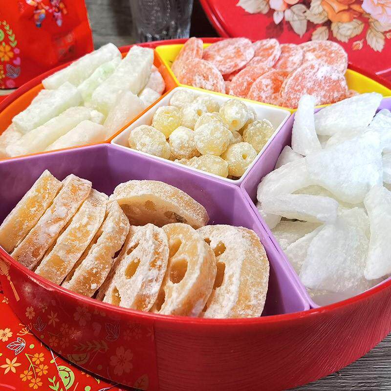 喜糖组合500g糖莲子椰角莲藕冰糖马蹄萝卜冬瓜条传统广东过年零食