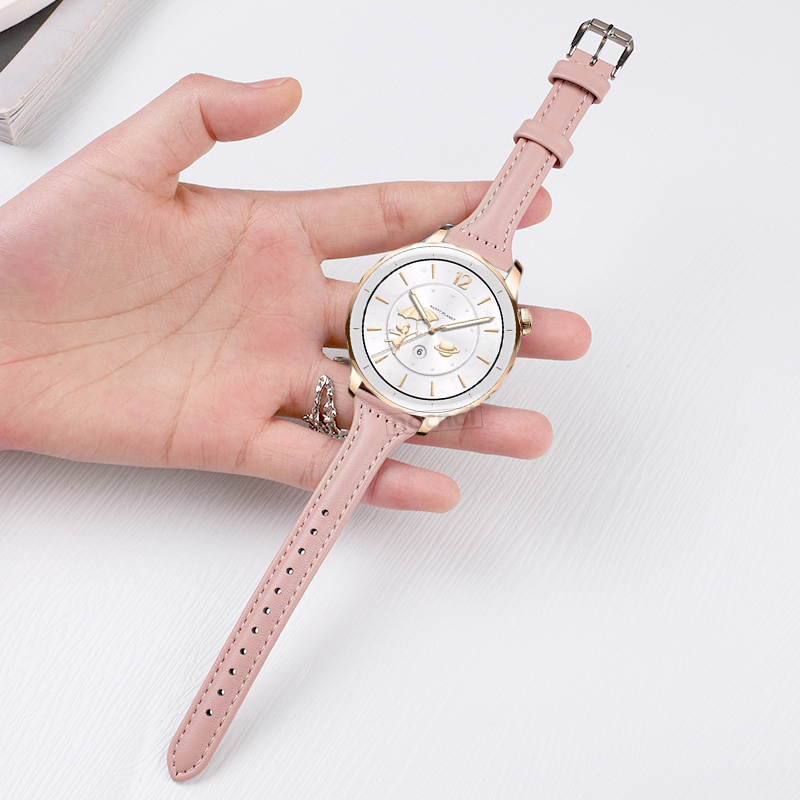 适用于OPPO Watch X2 Mini表带新款皮质小蛮腰腕带智能运动oppo手表X2mini女款时尚百搭透气舒适高级替换配件