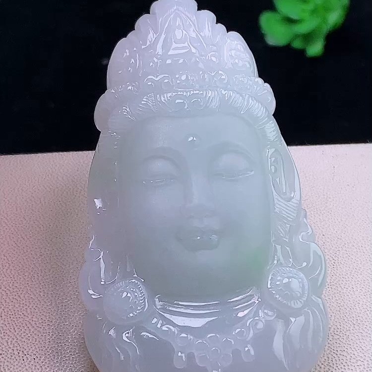 缅甸翡翠观音玉吊坠天然玉石A货冰种礼物正品新款收藏证书0113,珠宝/钻石/翡翠,颈饰,淘宝优惠券,粉丝福利购,淘宝优惠卷