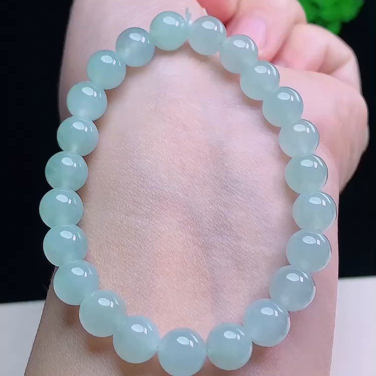 缅甸翡翠手串玉手串天然玉石A货