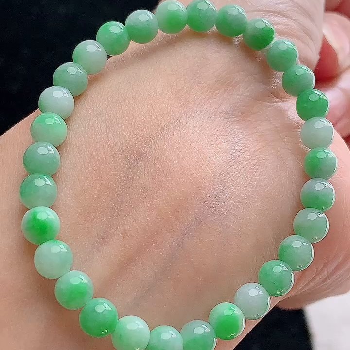 缅甸翡翠手串玉手串天然玉石A货冰种飘绿收藏礼物高档证书0116,珠宝/钻石/翡翠,手链/手串,淘宝优惠券,粉丝福利购,淘宝优惠卷